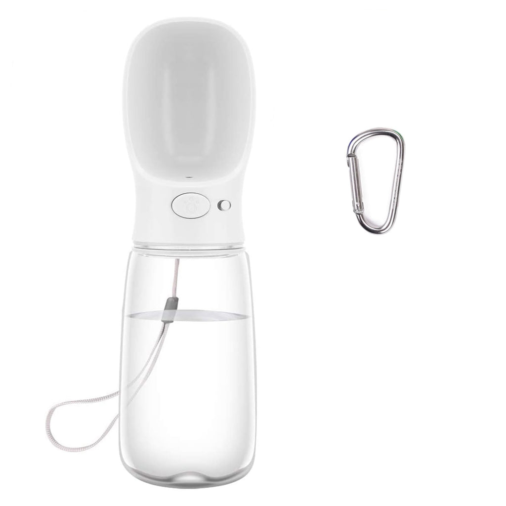 COTOP Trinkflasche Hunde für Unterwegs, 350ml, Tragbare, Weiß